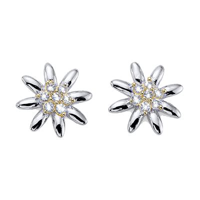 chanel edelweiss earrings